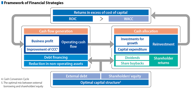 Allocation of Funds for Investment for Growth